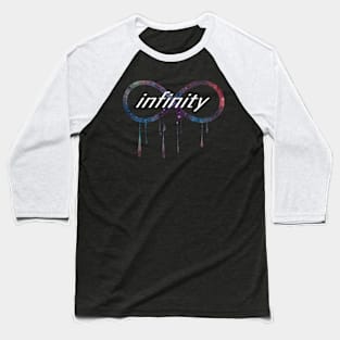 Infinity Melting Nebula Galaxy Baseball T-Shirt